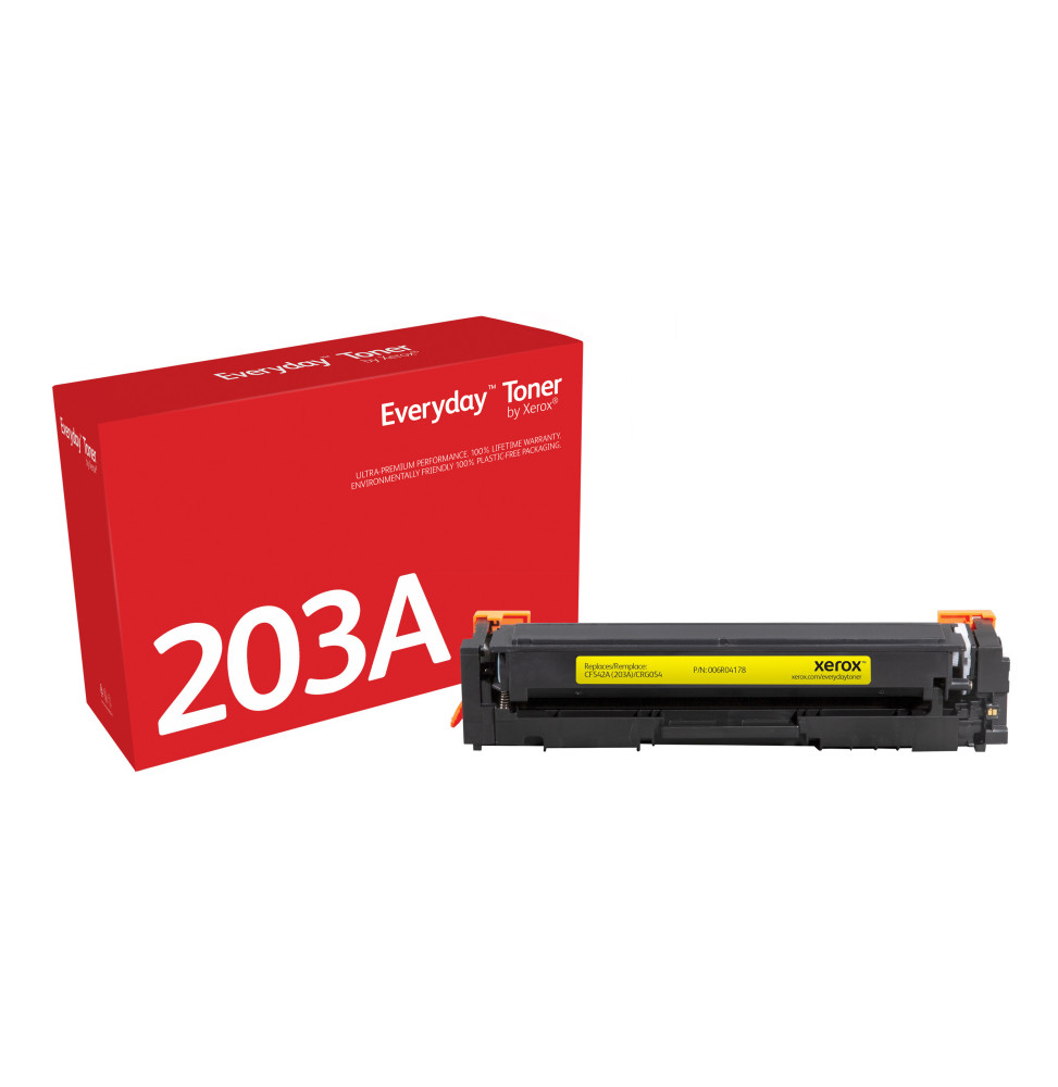 Everyday Toner (TM) Jaune de Xerox compatible avec 202A (CF542A/CRG-054Y) (006R04178)