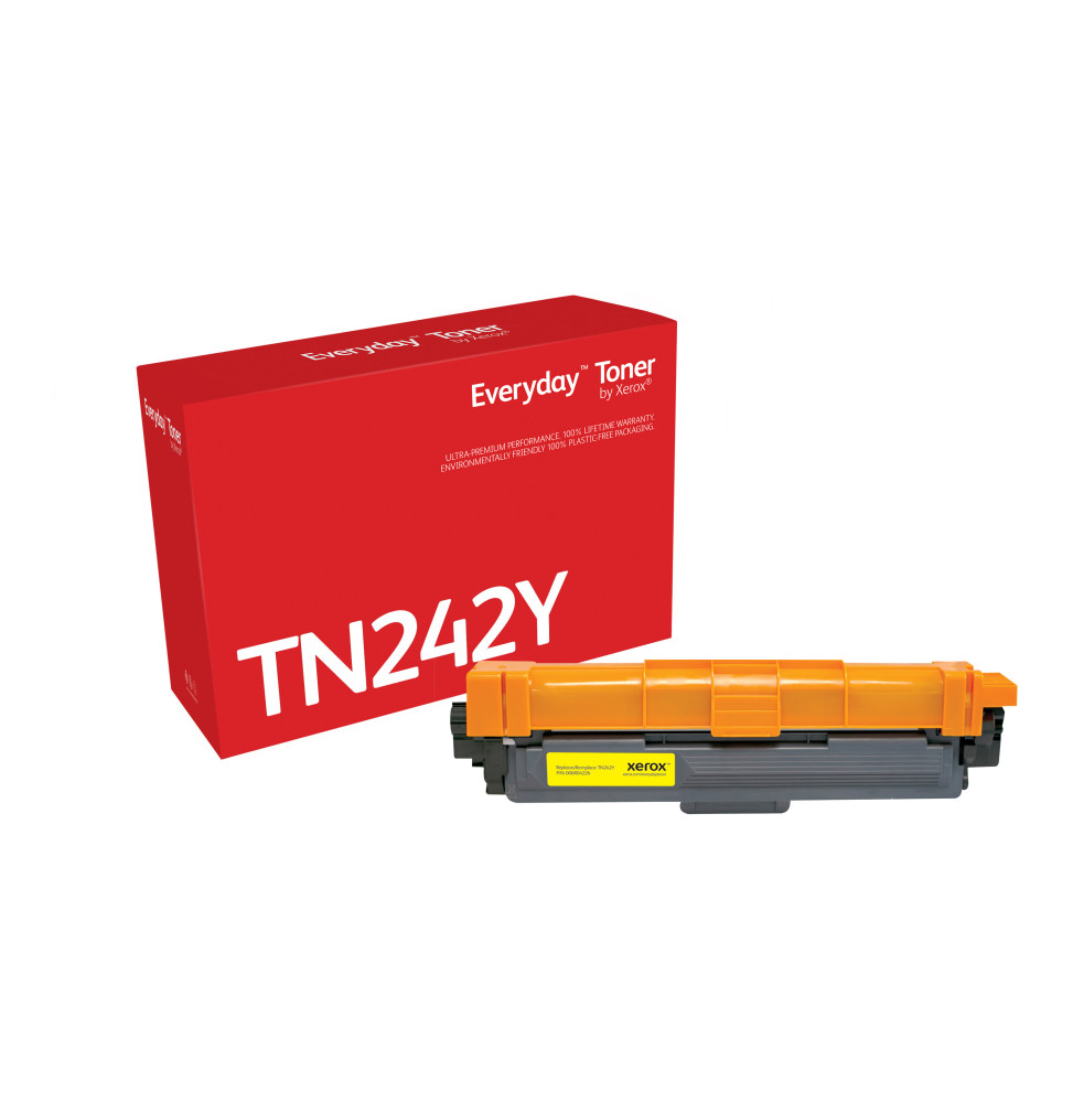 Everyday Toner (TM) Jaune de Xerox compatible avec TN-242Y, Capacité standard (006R04226)