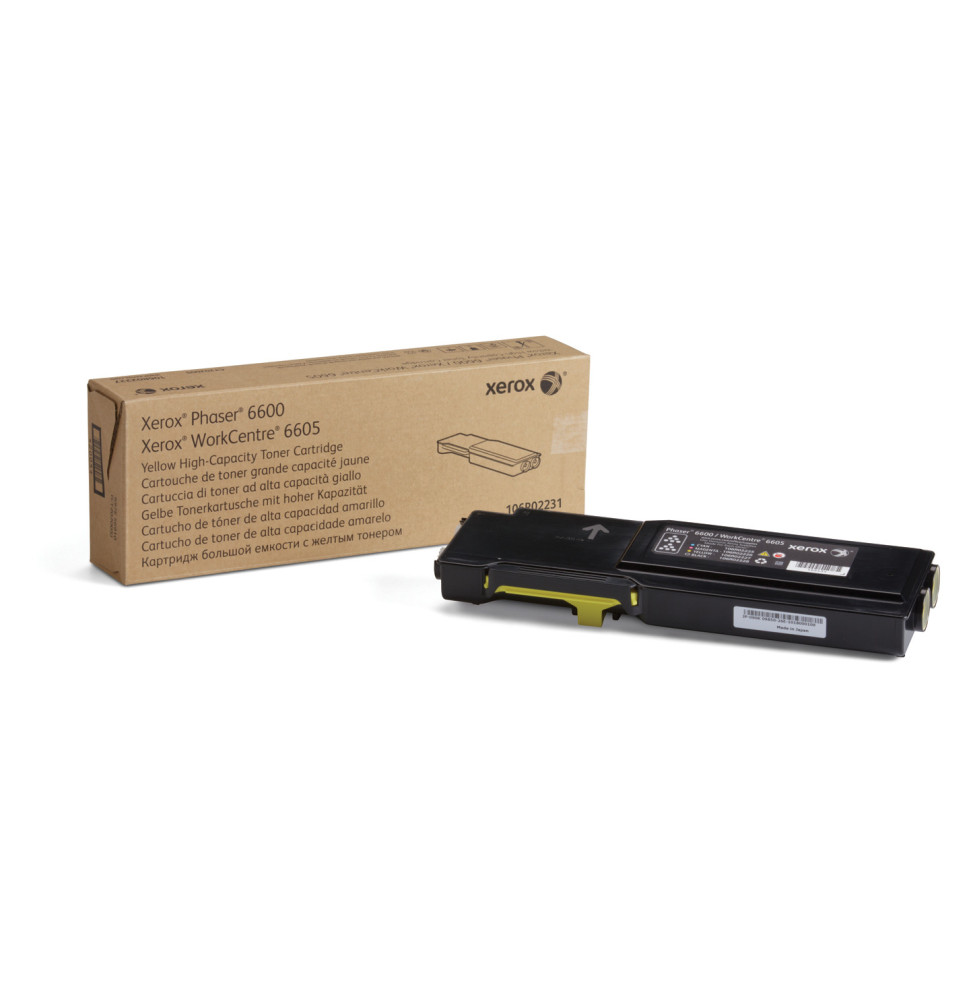 Xerox Cartouche de toner Jaune Phaser 6600 / WorkCentre 6605 - 106R02231 (106R02231)