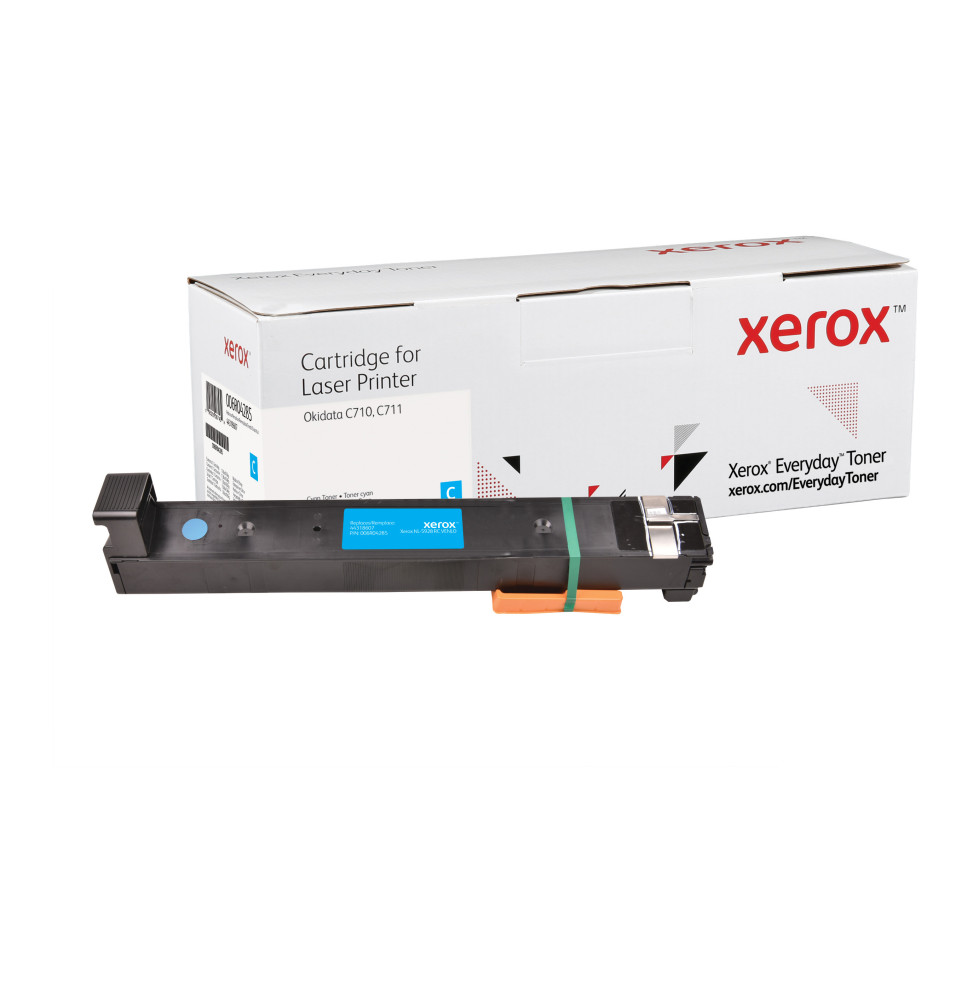 Everyday Toner Cyan compatible avec Oki 44318607, Capacité standard (006R04285)