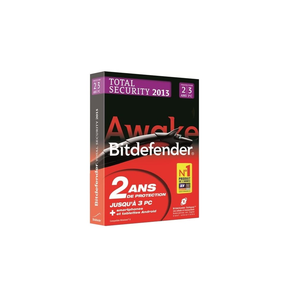 Bitdefender Total Security 2013 2 ans/ 3 postes