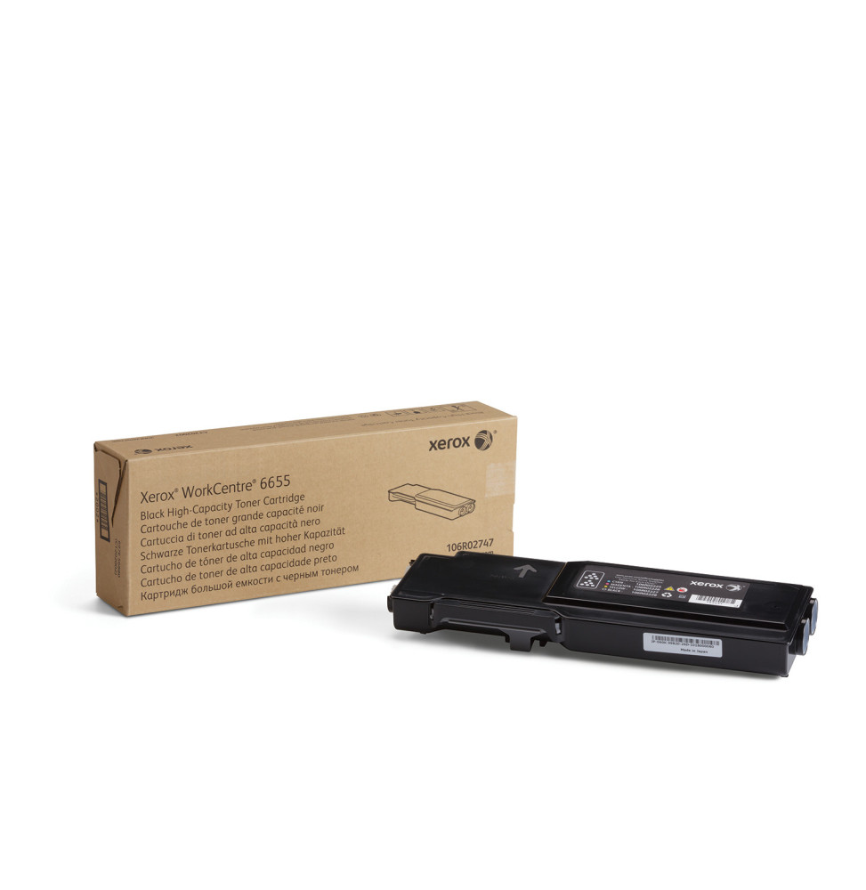 Xerox Cartouche de toner Noir WorkCentre 6655 / 6655i (12000 pages) - 106R02747 (106R02747)