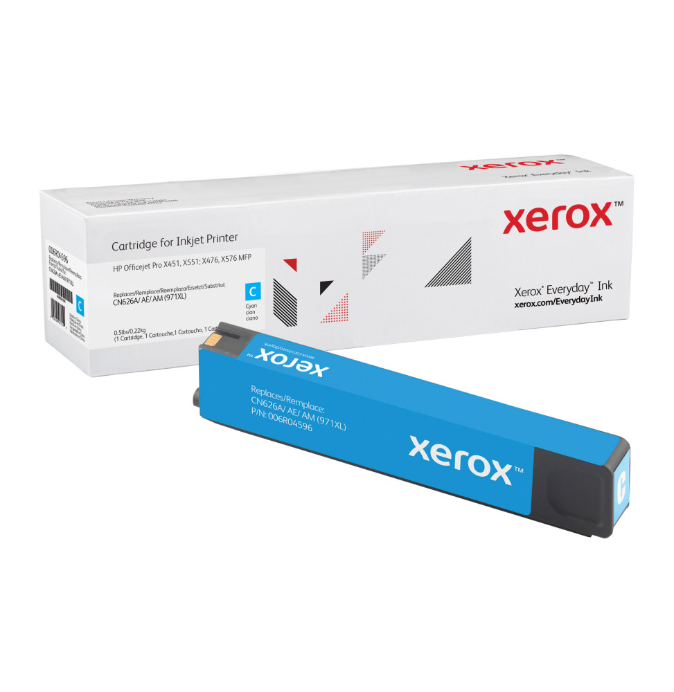Everyday Toner (TM) Cyan de Xerox compatible avec 971XL (CN626AE CN626A CN626AM), Grande capacité (006R04596)
