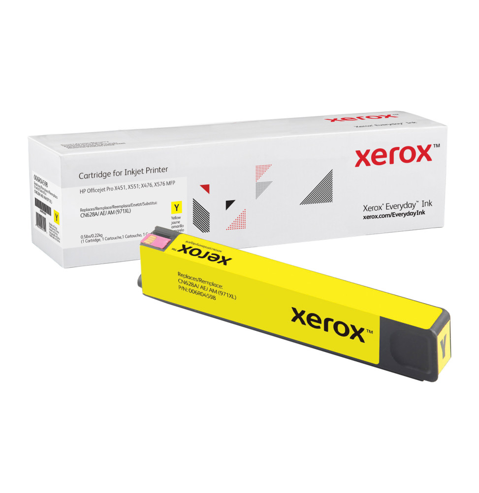 Everyday Toner (TM) Jaune de Xerox compatible avec 971XL (CN628AE CN628A CN628AM), Grande capacité (006R04598)