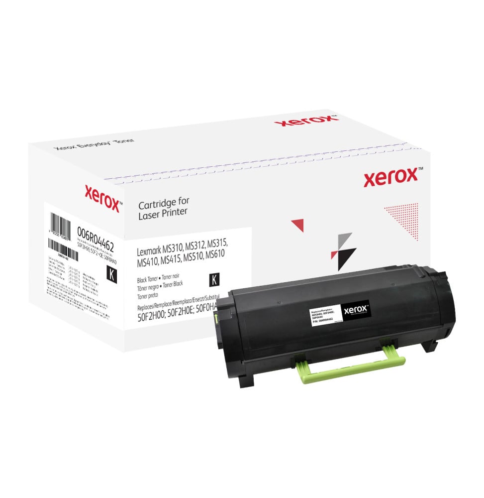 Everyday Toner Noir compatible avec Lexmark 50F2H00, 50F2H0E, 50F0HA0, Grande capacité (006R04462)