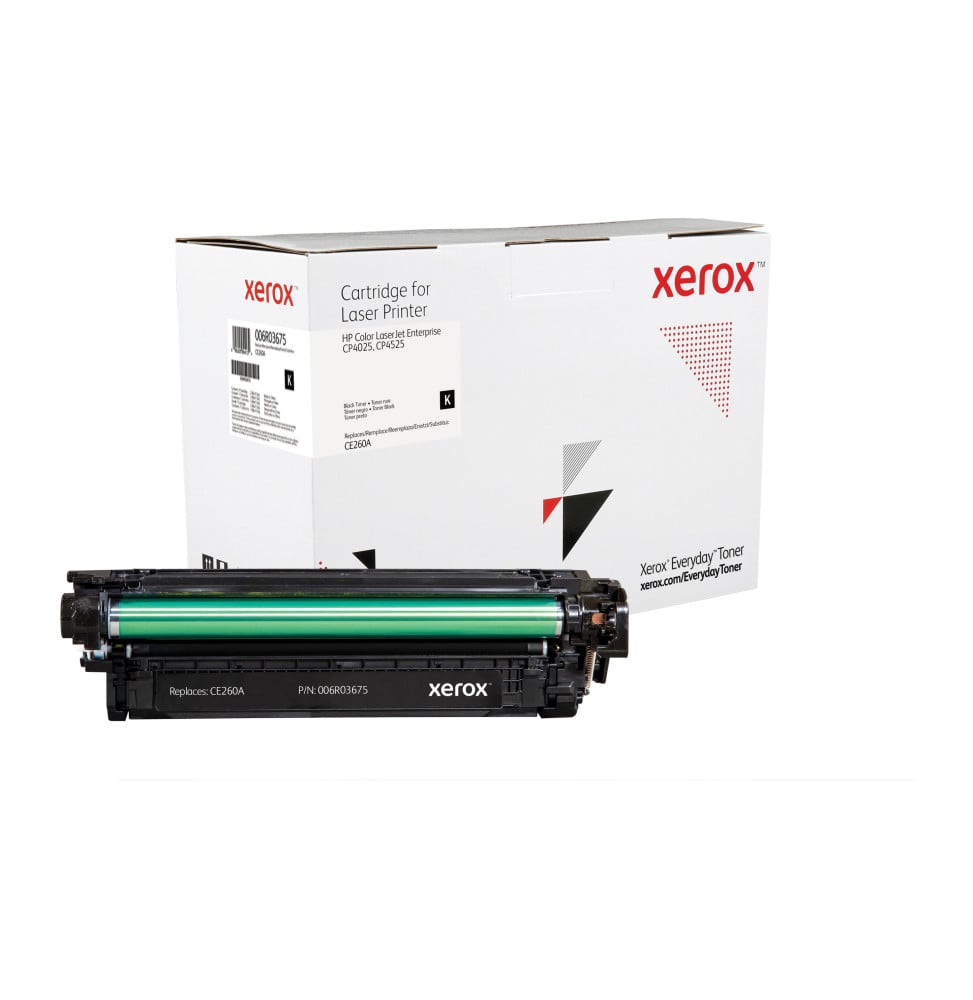 Everyday Toner (TM) Noir de Xerox compatible avec 647A (CE260A) (006R03675)