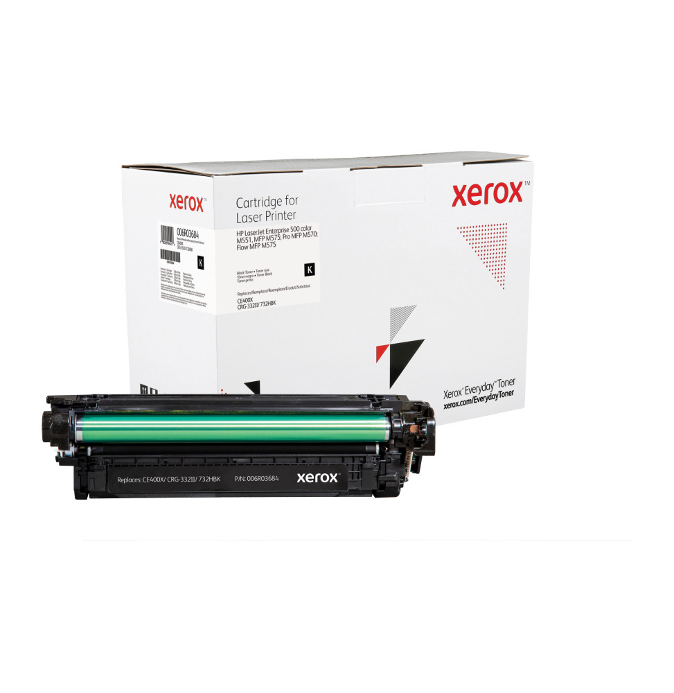 Everyday Toner (TM) Noir de Xerox compatible avec 507X (CE400X) (006R03684)
