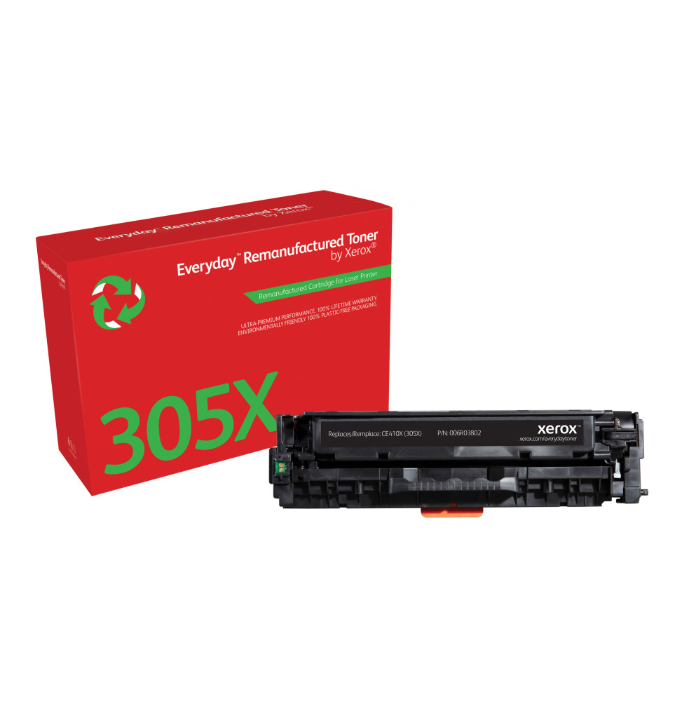 Everyday Toner (TM) Noir de Xerox compatible avec 305X (CE410X) (006R03802)