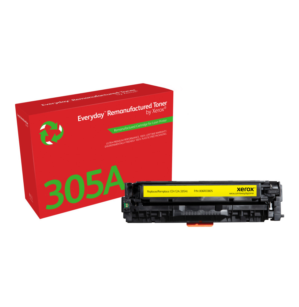 Everyday Toner (TM) Jaune de Xerox compatible avec 305A (CE412A) (006R03805)
