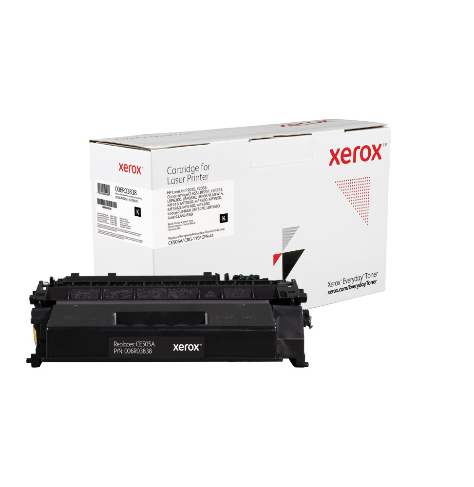 Everyday Toner (TM) Noir de Xerox compatible avec 05A (CE505A/ CRG-119/ GPR-41) (006R03838)