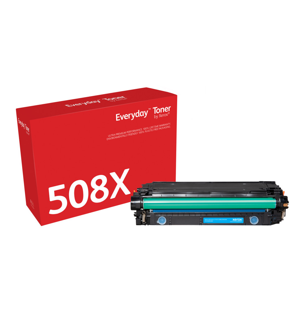 Everyday Toner (TM) Cyan de Xerox compatible avec 508X (CF361X/ CRG-040HC) (006R03680)