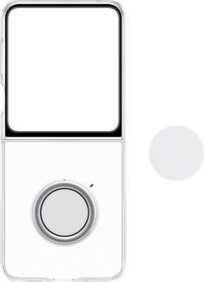 Samsung coque transparente avec support amovible pour Galaxy Z Flip 5 (EF-XF731CTEGWW) — image 4