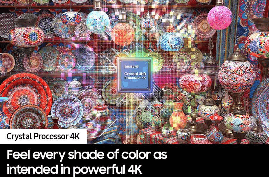 Téléviseur Samsung 58" CU7000 Crystal UHD 4K série 7 + Récepteur intégré (UA58CU7000UXMV) — image 12