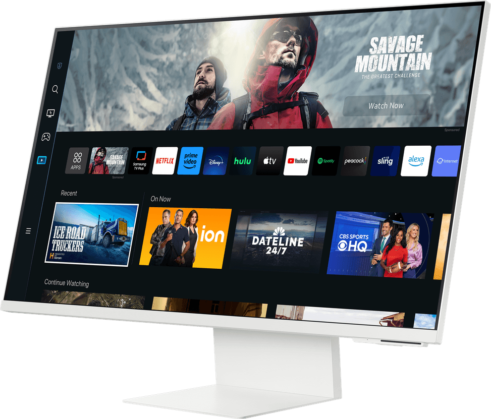 Écran Plat 32" Samsung Smart 4k Ultra HD M8 M80C avec caméra intégrée (LS32CM801UMXZN) — image 4