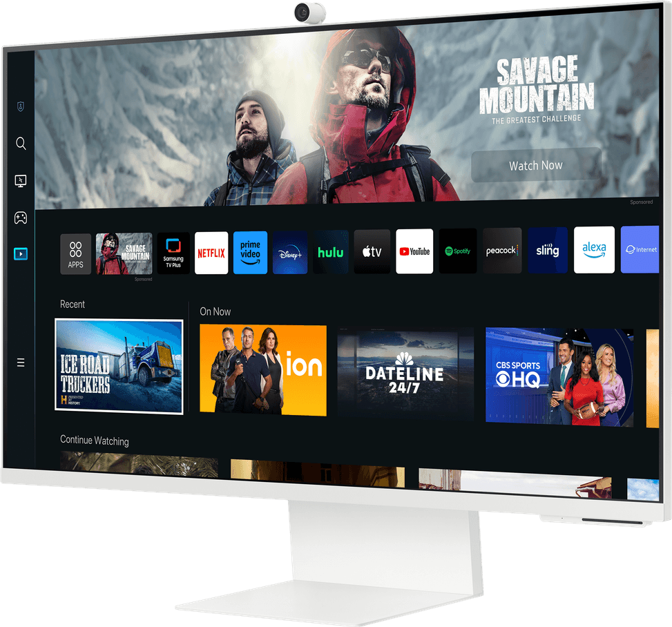 Écran Plat 32" Samsung Smart 4k Ultra HD M8 M80C avec caméra intégrée (LS32CM801UMXZN) — image 3