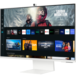 Écran Plat 32" Samsung Smart 4k Ultra HD M8 M80C avec caméra intégrée (LS32CM801UMXZN)