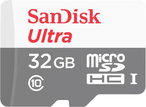 Carte Mémoire SanDisk Ultra 32GB microSDHC™/microSDXC™ UHS-I (SDSQUNR-032G-GN3MN)