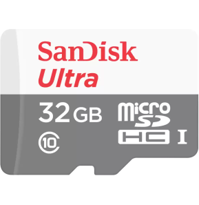 Carte Mémoire SanDisk Ultra 32GB microSDHC™/microSDXC™ UHS-I (SDSQUNR-032G-GN3MN)