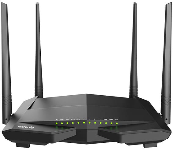 Modem routeur Tenda V12 - 300 MBps 2,4 MHz / 5M Hz Grande Vitesse - 4 antennes