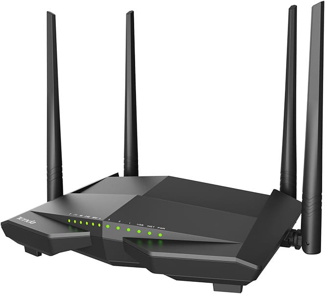 Modem routeur Tenda V12 - 300 MBps 2,4 MHz / 5M Hz Grande Vitesse - 4 antennes — image 4