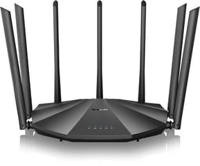 راوتر لاسلكي Tenda AC23 Gigabit ثنائي النطاق AC1200 - 7 هوائيات