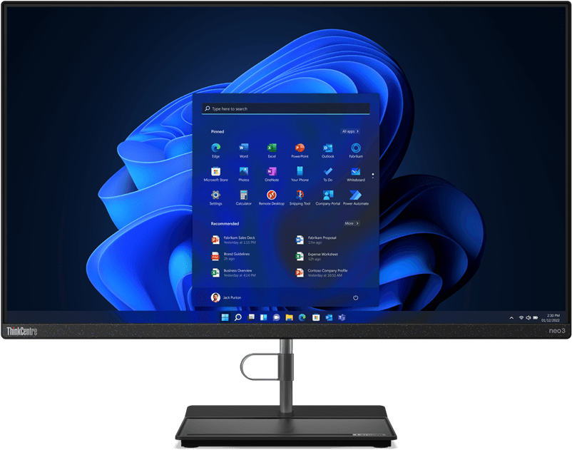 Ordinateur Tout-en-un Lenovo ThinkCentre neo 30a 27 (12CA0030FM) — image 1