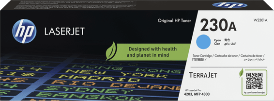 HP 230A Cyan (W2301A) - Toner HP LaserJet d'origine