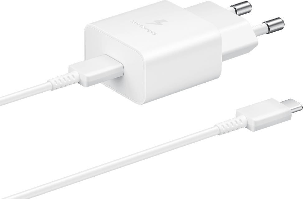 شاحن Samsung فائق السرعة 25W - مع كابل USB type-C إلى type-C (EP-T2510XWEGWW) — صورة 4