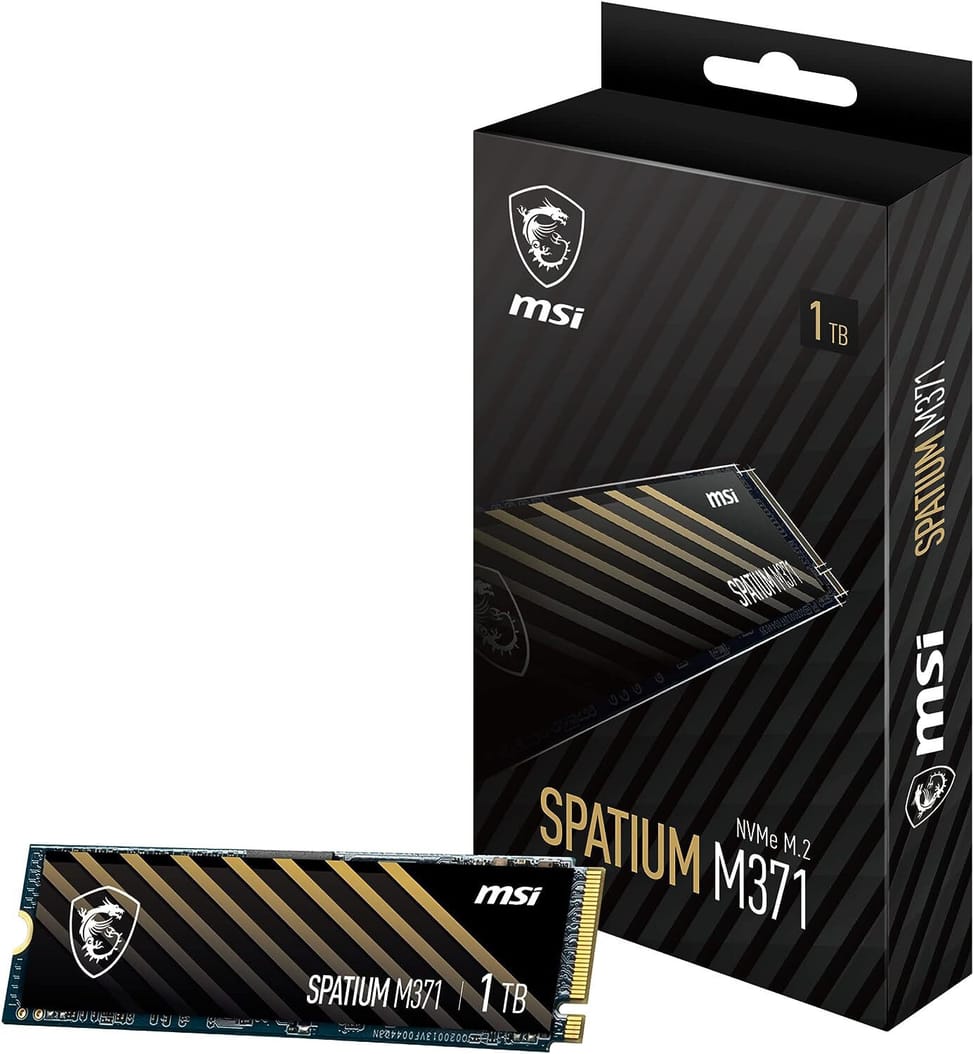 Disque Dur interne SSD MSI Spatium M371 NVMe M.2 1TB (S78-440L870-P83) — image 6