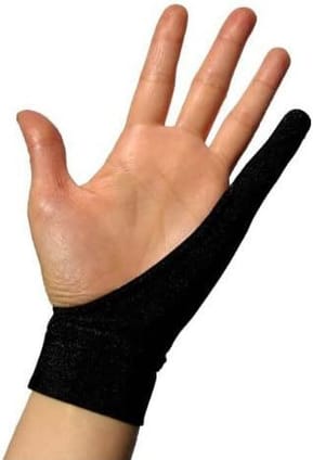 Gant SmudgeGuard à 1 doigt pour les tablettes graphiques - Taille moyenne Noir (SMUDGEGUARD-M) — image 2