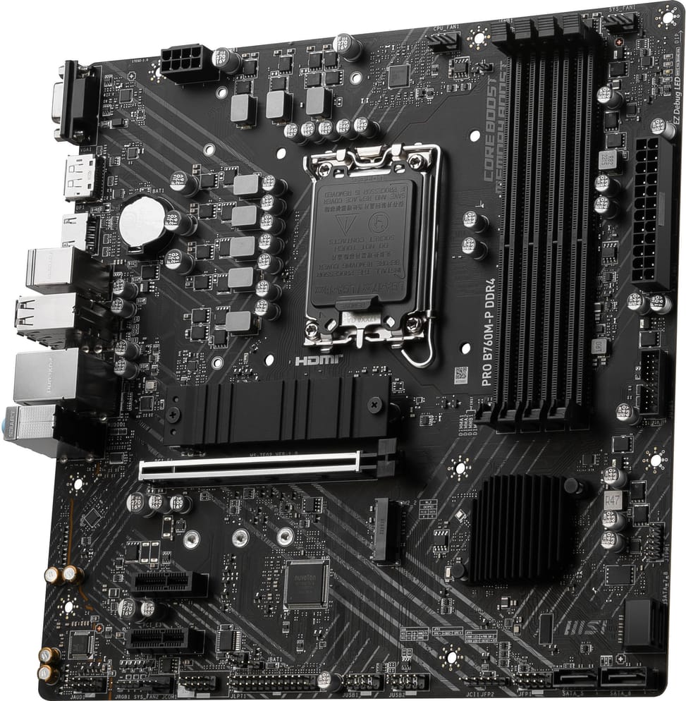 Carte Mère Intel MSI PRO B760M-P DDR4 (911-7E02-006) — image 4
