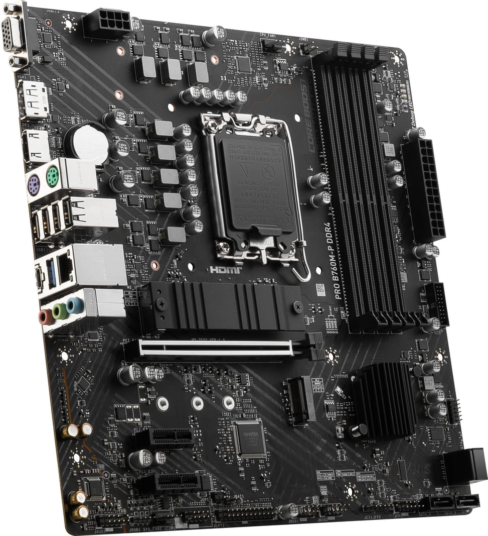 Carte Mère Intel MSI PRO B760M-P DDR4 (911-7E02-006) — image 3