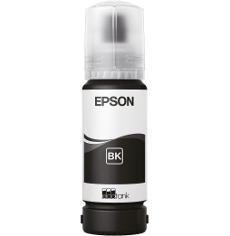 Epson 108 Noir - Bouteille d'encre Epson EcoTank d'origine (C13T09C14A)