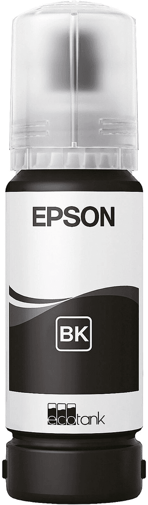 Epson 108 Noir - Bouteille d'encre Epson EcoTank d'origine (C13T09C14A)