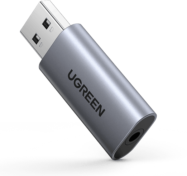 Adaptateur Ugreen USB-A vers port Jack audio 3.5 mm (80864) — image 1