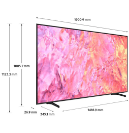 Téléviseur Samsung 65" Q60C QLED 4K + Récepteur intégré (QA65Q60CAUXMV)