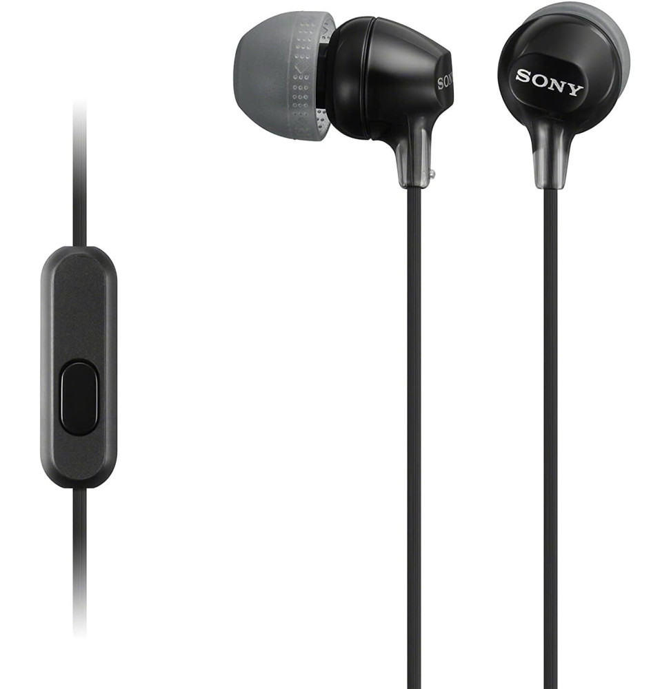 Écouteurs intra-auriculaires stéréo de Sony, MDR-E9LP - noirs