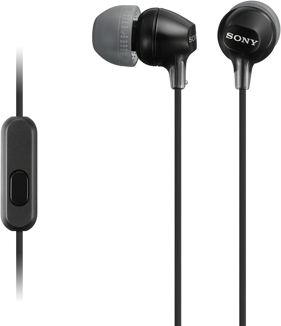 Sony MDR-EX15AP In-Ear Earbuds with Microphone - 3.5 mm Jack — image 1
