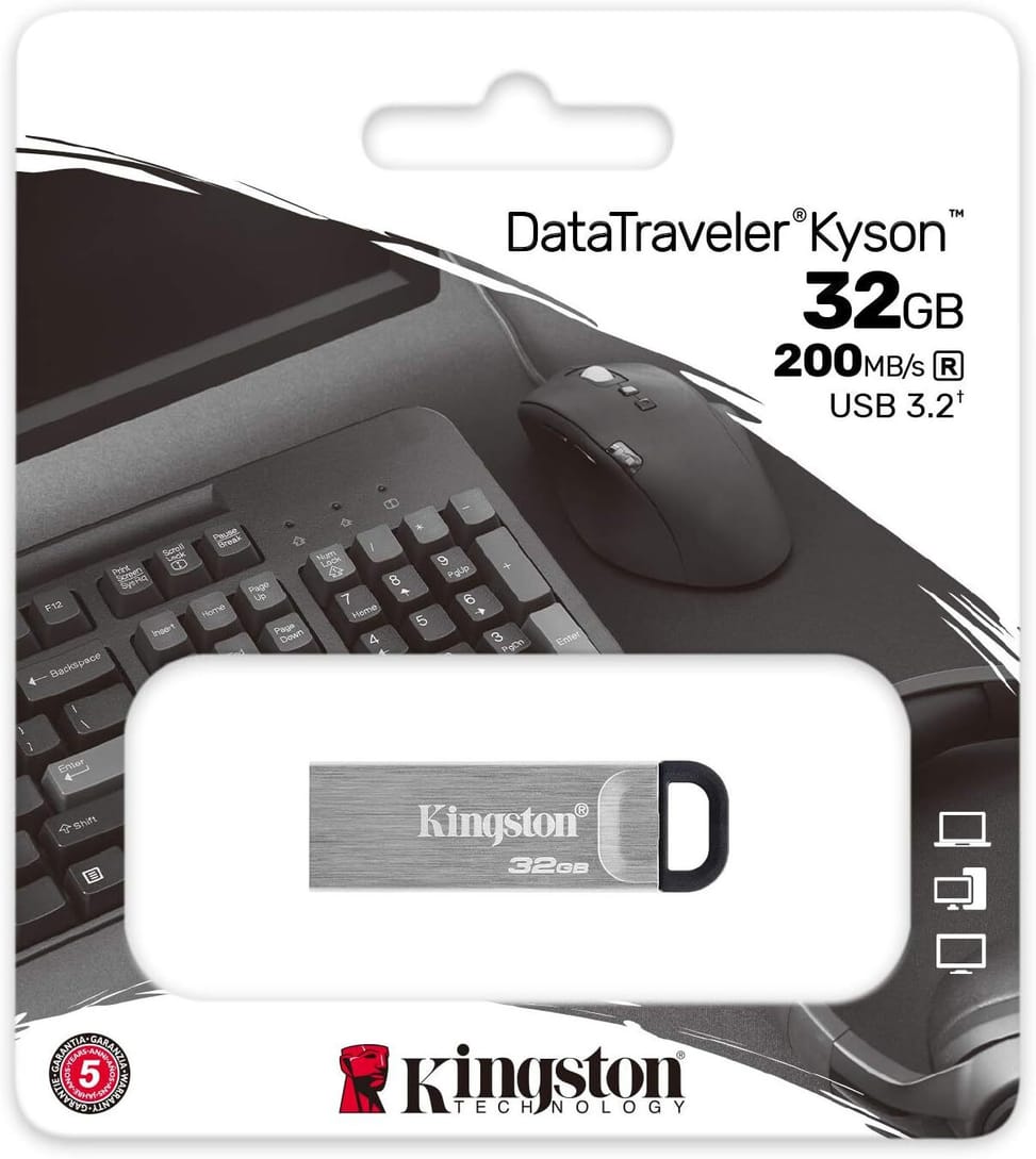 Clé USB Kingston DataTraveler Kyson USB Type-A 3.2 Gen1 - 32GB, 64GB — image 6
