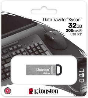 Clé USB Kingston DataTraveler Kyson USB Type-A 3.2 Gen1 - 32GB, 64GB — image 3