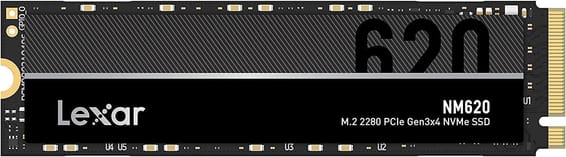 Disque Dur interne SSD Lexar NM620 M.2 2280 PCle Gen3 x4 NVMe 512 Go (LNM620X512G-RNNNG)