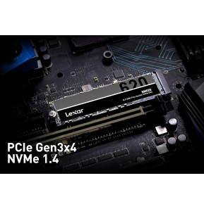 Disque Dur interne SSD Lexar NM620 M.2 2280 PCle Gen3 x4 NVMe 512 Go (LNM620X512G-RNNNG)
