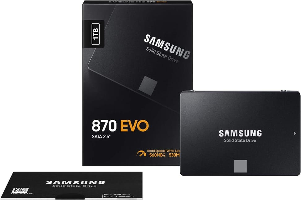 Disque dur portable SSD Samsung 870 EVO 1To (MZ-77E1T0B_EU) — image 6