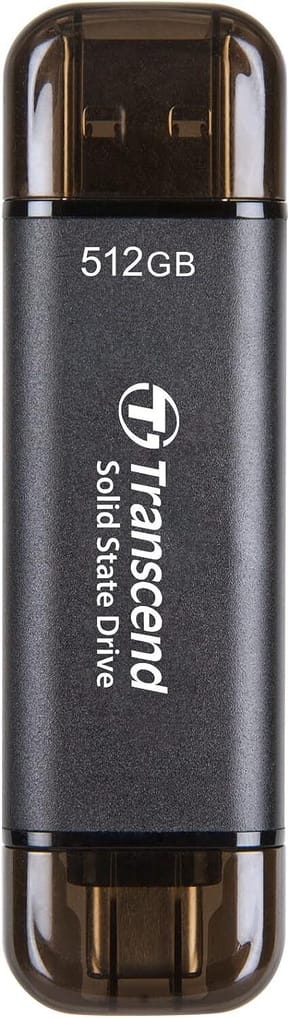 Disque dur SSD portable Transcend ESD310 USB Type-A et Type-C 512Go (TS512GESD310C)