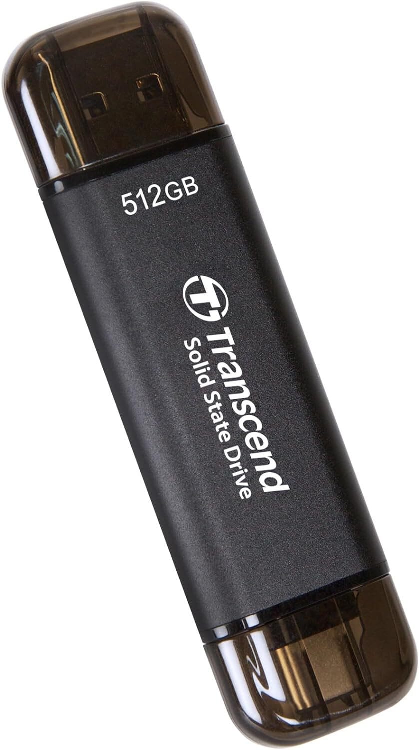 Disque dur SSD portable Transcend ESD310 USB Type-A et Type-C 512Go (TS512GESD310C) — image 4