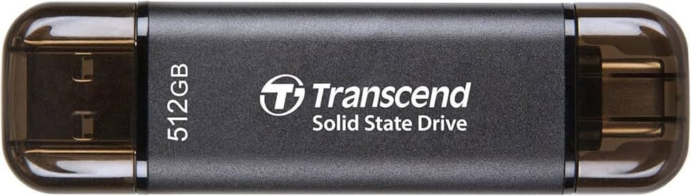 Disque dur SSD portable Transcend ESD310 USB Type-A et Type-C 512Go (TS512GESD310C) — image 3