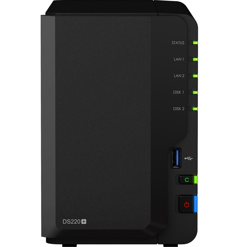 Serveur NAS 2 Baies Synology DiskStation DS220+ prix Maroc