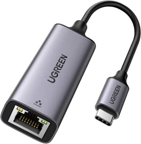 Adaptateur Ugreen Aliminium USB-C vers RJ45 1000Mbps (50737)