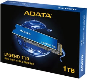 Disque Dur interne SSD ADATA LEGEND 710 M.2 2280 PCIe Gen3 x4 NVMe 512Go, 1To