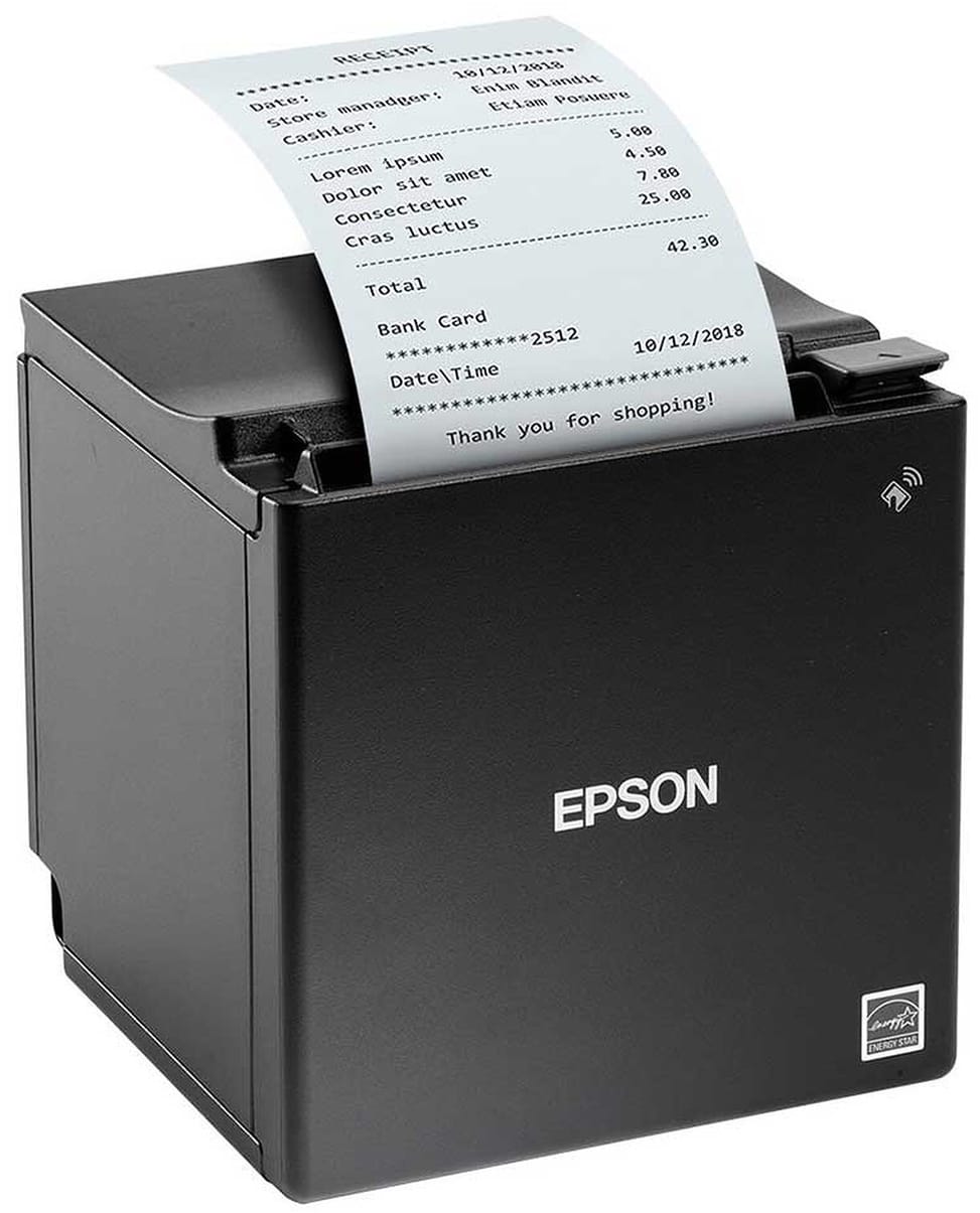 TM-m30II (122) mPOS Receipt Printer: USB + Ethernet + NES, Black, PS, EU (C31CJ27122) — image 1